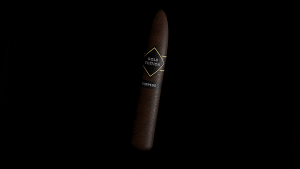 Gold Edition Award Winning Honduran Cigar rotating vitola visualization